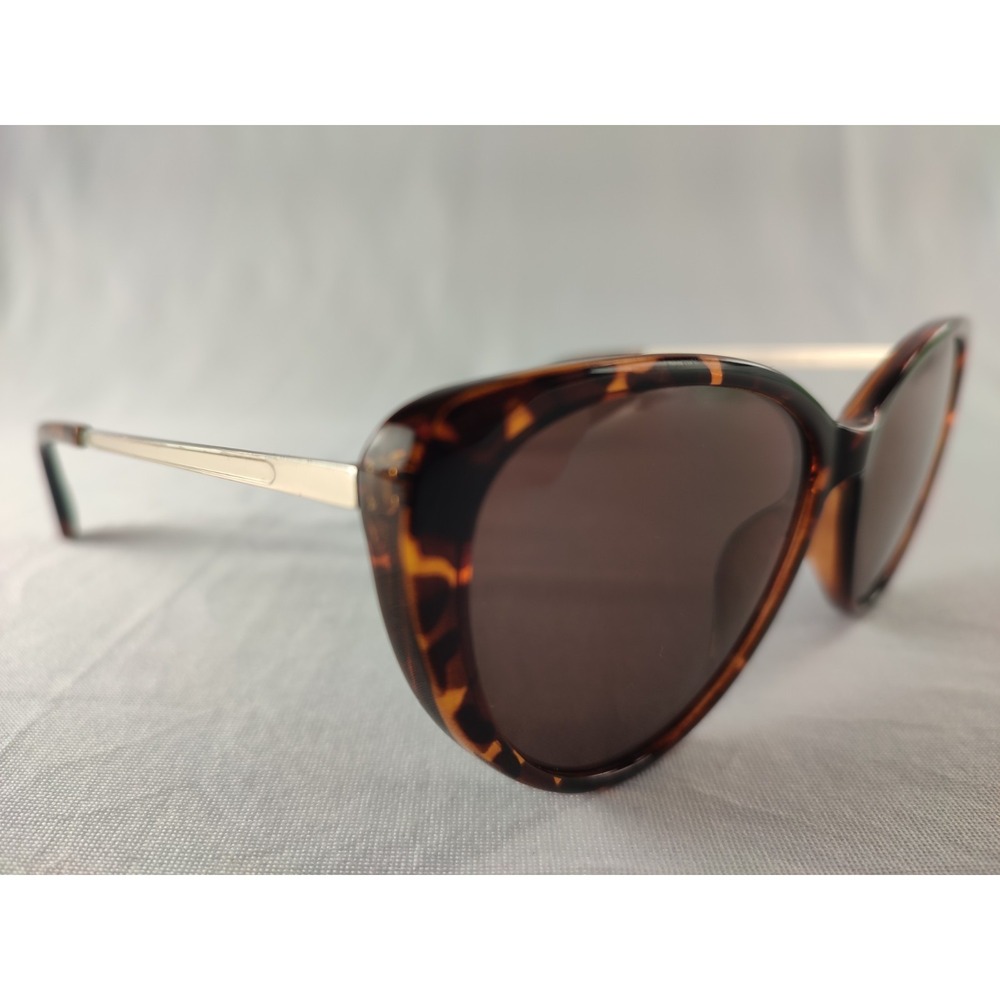 Draper James RSVP DJ9029 215 Tortoise Cat Eye Sunglasses 54-15-140 Brown Lens